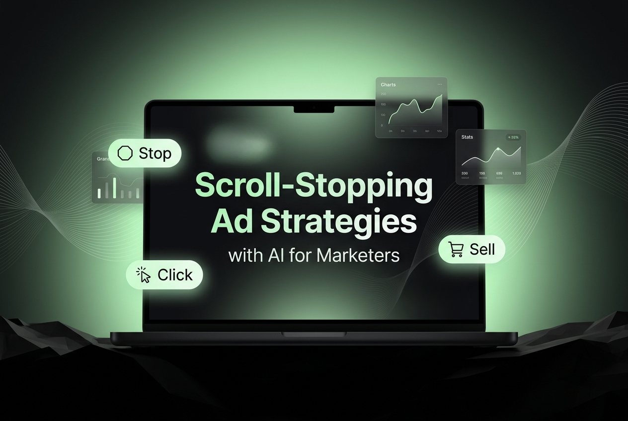 Scroll-Stopping Ad Strategies with AI for Marketers
